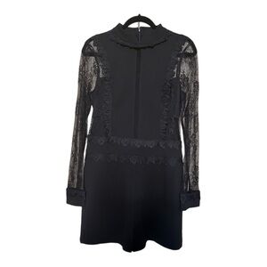Black Lace Romper dress by VENUS New | Chic, sexy, and effortlessly elegant